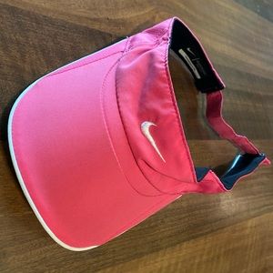 Youth pink Nike dri-fit visor
